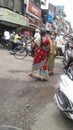 Indian women in traditional red dress Indian sarees