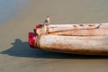 Indian wooden boat Royalty Free Stock Photo