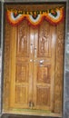 Indian Wooden Door Royalty Free Stock Photo