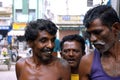 Indian workers on the street