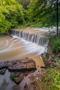 Indiana's Anderson Falls Royalty Free Stock Photo