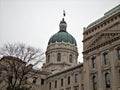 The Indiana State House 1878 Royalty Free Stock Photo