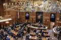 Indiana State House of Representatives giving the Pledge of Allegiance. The House of Representatives is one half of the GA