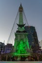 Indiana State Soldiers and Sailors Monument at dusk, Indianapolis Royalty Free Stock Photo