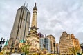 Soldiers and Sailors Monument in Indianapolis - Indiana, United States Royalty Free Stock Photo