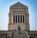 Indiana War Memorial and Museum in Indianapolis - INDIANAPOLIS, UNITED STATES - JUNE 05, 2023 Royalty Free Stock Photo