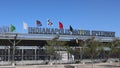 Indianapolis Motor Speedway Gate One entrance. IMS is the home of the Indy 500 and Brickyard NASCAR races. 30 Second clip