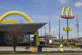 McDonald`s Restaurant. McDonald`s is offering Uber and Door Dash delivery and drive thru service during social distancing