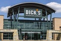 Indianapolis - Circa August 2017: Dick`s Sporting Goods Retail Location. Dick`s is an Authentic Sporting Goods Retailer VI Royalty Free Stock Photo