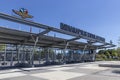 Gate One Entrance at Indianapolis Motor Speedway. IMS ran the Indy 500 without fans due to COVID concerns Royalty Free Stock Photo