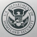 Indianapolis - Circa August 2018: Logo and seal of the United States Department of Homeland Security. DHS runs ICE II Royalty Free Stock Photo