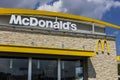Indianapolis - Circa August 2016: McDonald's Restaurant Location. McDonald's is a Chain of Hamburger Restaurants VI