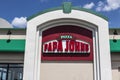 Indianapolis - Circa August 2017: Papa John`s Take-Out Pizza Restaurant VI Royalty Free Stock Photo