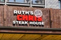 Indianapolis - Circa August 2017: Ruth`s Chris Steak House Restaurant. Ruth`s Chris is one of the largest upscale steakhouses I