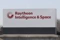 Raytheon Intelligence and Space division. Raytheon Technologies is a developer of advanced sensors, training, and cyber training Royalty Free Stock Photo