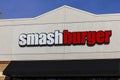 Indianapolis - Circa December 2016: Smashburger Fast Casual Restaurant Location. Smashburger is part of Jollibee Foods I Royalty Free Stock Photo