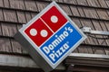 Indianapolis - Circa February 2017: Domino`s Pizza Carryout Restaurant VI Royalty Free Stock Photo