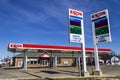 Indianapolis - Circa February 2017: Exxon Retail Gas Location. ExxonMobil is the World`s Largest Oil and Gas Company IV