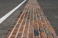 Indianapolis - Circa February 2017: The Yard of Bricks at Indianapolis Motor Speedway I Royalty Free Stock Photo