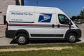 USPS Post Office Mail Trucks. The Post Office is Responsible for Providing Mail Delivery