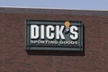 Dick`s Sporting Goods retail location. Dick`s Sporting Goods retails athletic apparel, footwear, and equipment for sports Royalty Free Stock Photo