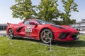 Chevrolet Corvette Indianapolis 500 Pace Car. Chevy is a division of GM and the Corvette has paced the Indy 500 at least 18 times Royalty Free Stock Photo