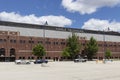 Hinkle Fieldhouse on the campus of Butler University. It is home to the Butler University Bulldogs basketball team Royalty Free Stock Photo