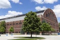 Hinkle Fieldhouse on the campus of Butler University. It is home to the Butler University Bulldogs basketball team Royalty Free Stock Photo