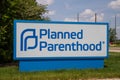 Planned Parenthood Location. Planned Parenthood Provides Reproductive Health Services in the US IV Royalty Free Stock Photo