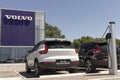 Volvo XC40 EV plug in hybrid display. Volvo is a subsidiary of the Chinese automotive company Geely
