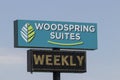 WoodSpring Suites property. WoodSpring Suites is part of the Choice Hotels International family of hotels