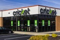 Indianapolis - Circa November 2016: Cricket Wireless Retail Location. Cricket is a Provider of Prepaid Mobile Phone Plans IV