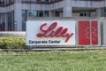 Eli Lilly and Company World Headquarters. Lilly makes Medicines and Pharmaceuticals