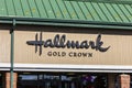 Indianapolis - Circa November 2016: Hallmark Gold Crown Retail Greeting Card and Gift Shop I