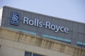 Rolls-Royce aerospace jet turbine plant. Rolls-Royce is a global company providing jet and gas turbine engines. Royalty Free Stock Photo
