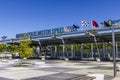 Indianapolis - Circa September 2016: Indianapolis Motor Speedway Gate 1 Entrance VI Royalty Free Stock Photo