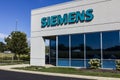 Indianapolis - Circa September 2016: Siemens Building Technologies. Siemens employs approximately 362,000 people worldwide I