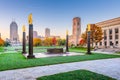 Indianapolis, Indiana, USA Downtown Park Royalty Free Stock Photo