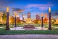 Indianapolis, Indiana, USA Monuments and Skyline