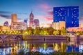 Indianapolis, Indiana, USA Skyline Royalty Free Stock Photo