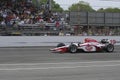 INDIANAPOLIS, IN - MAY 25: Indy car driver Mario Moraes is running in the Indy 500 race May 25, 2008 in Indianapolis, IN Royalty Free Stock Photo