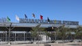 Indianapolis Motor Speedway Gate One entrance. IMS is the home of the Indy 500 and Brickyard NASCAR races. 15 Second clip