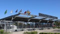 Indianapolis Motor Speedway Gate One entrance. IMS is the home of the Indy 500 and Brickyard NASCAR races. 30 Second clip