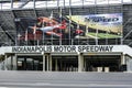 The Indianapolis Motor Speedway race track