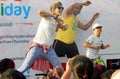 Indians do jumba dance during raahgiri day event