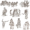 Indians and Wild West - An hand drawn pack.