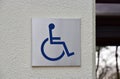 Indication signboard of the wheelchair Royalty Free Stock Photo