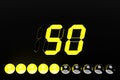 Indicator scale.