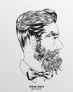 indie men hipster hair style