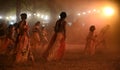 Indigenous Australians people on ceremonial dance in Laura Quinkan Dance Festival Cape York Australia Royalty Free Stock Photo